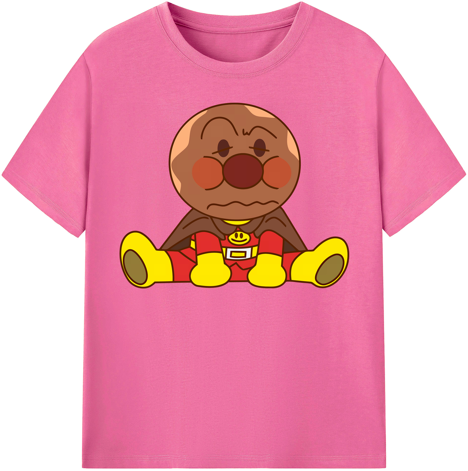 （画像用） アンパンマン Anpanman レディースカジュアルプリントTシャツ（綿100％）